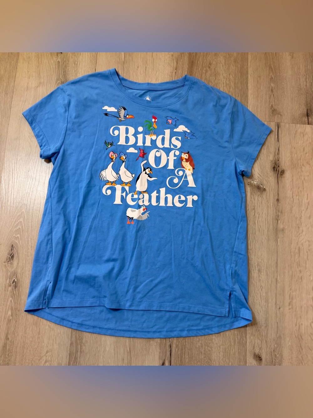 Disney Parks Women's Birds of a Feather Graphic T-Shirt - Size XL like new